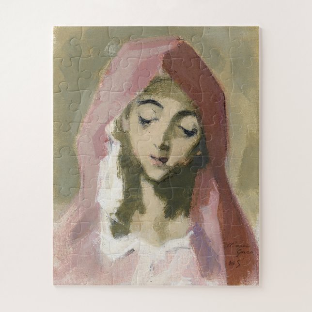 Quebra-cabeça Madonna de la Charité, Helene Schjerfbeck (Vertical)