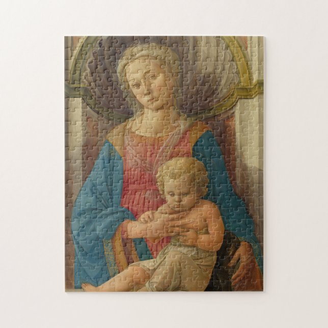 Quebra-cabeça Madonna e Child Fra Filippo Lipp Painting (Vertical)