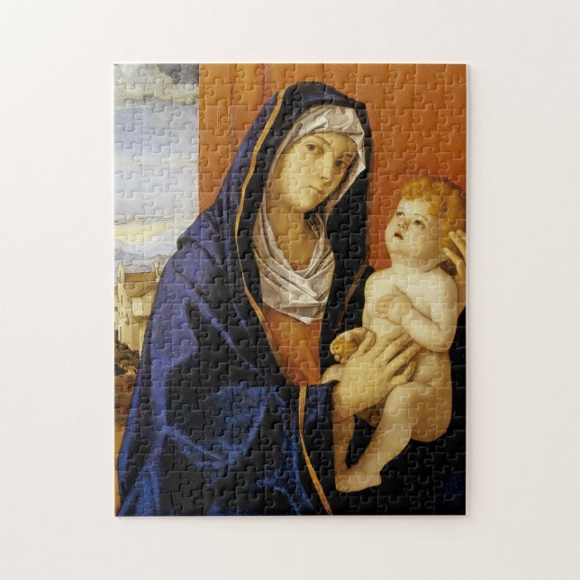 Quebra-cabeça Madonna e Child por Giovanni Bellini (Vertical)