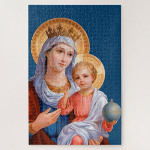 Quebra-cabeça Madonna e Criança