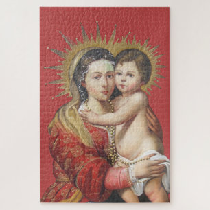 Quebra-cabeça Madonna e Criança