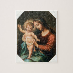 Quebra-cabeça Madonna e criança