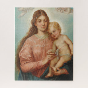 Quebra-cabeça Madonna e Criança