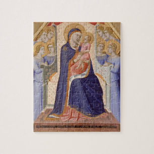 Quebra-cabeça Madonna na glória, c.1315 (tempera no painel)