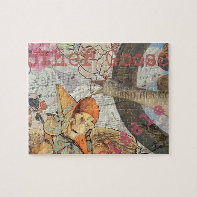 Quebra-cabeça Madre Goose Enfermeira Rhyme Fairy Tale (Horizontal)