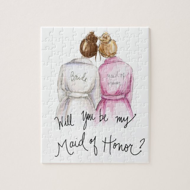 Quebra-cabeça Madrinha de casamento? Confunda uma empregada (Vertical)