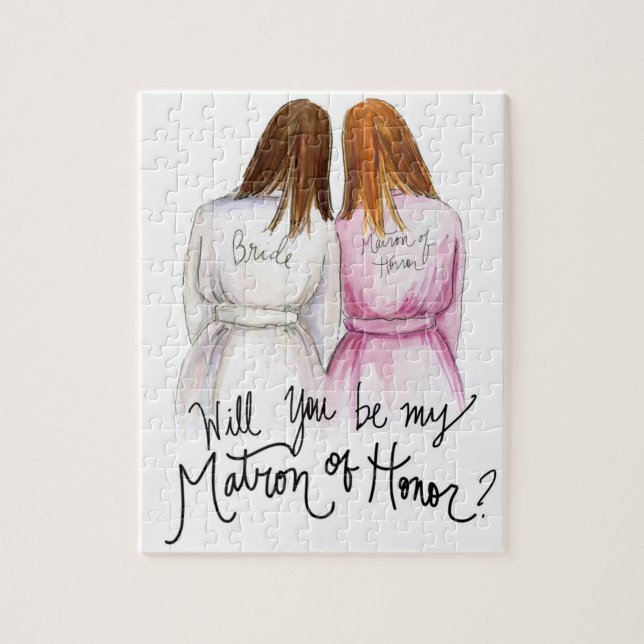 Quebra-cabeça Madrinha de casamento? Empregada doméstica longa (Vertical)