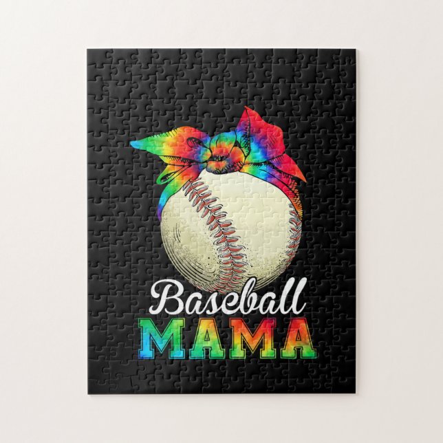 Quebra-cabeça Mãe de Baseball Aniversário (Vertical)
