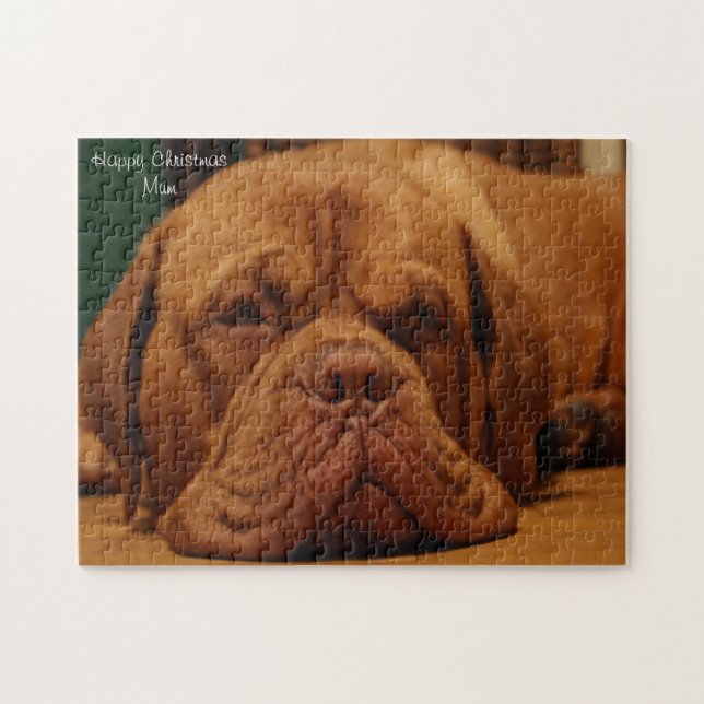 Quebra-cabeça Mãe de Natal. (Horizontal)