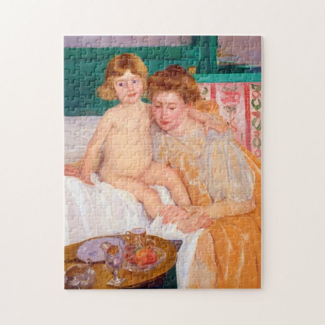 Quebra-cabeça Mãe e Criança, Mary Cassatt (Vertical)