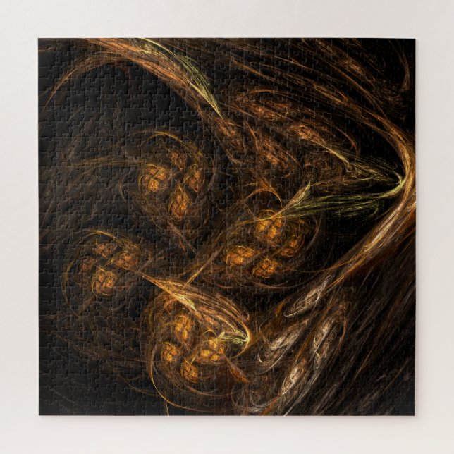 Quebra-cabeça Mãe Terra Abstrato de Arte (Vertical)