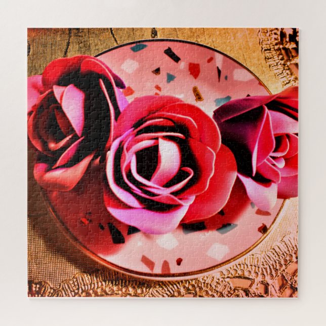 Quebra-cabeça Magenta Blooms (Horizontal)