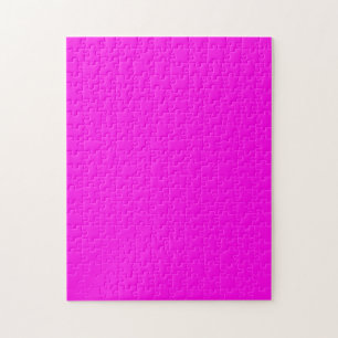 Quebra-cabeça Magenta Brilhante (cor sólida)