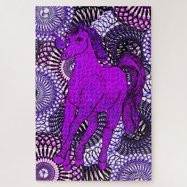 Quebra-cabeça Magia de Unicórnio (Vertical)