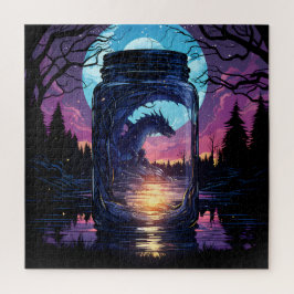 Quebra-cabeça Magia em um jar - Dragão Místico