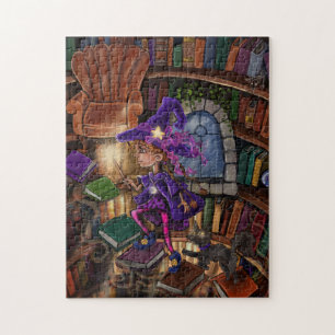 Quebra-cabeça Magic In the Library Poster