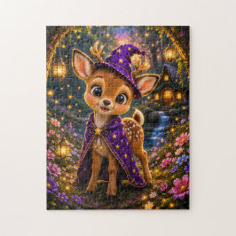 Quebra-cabeça Magical Baby Deer Wizard Jigsaw Puzzle