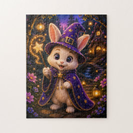 Quebra-cabeça Magical Bunny Wizard Jigsaw Puzzle