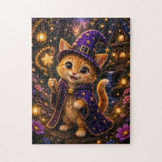 Quebra-cabeça Magical Kitten Wizard Jigsaw Puzzle