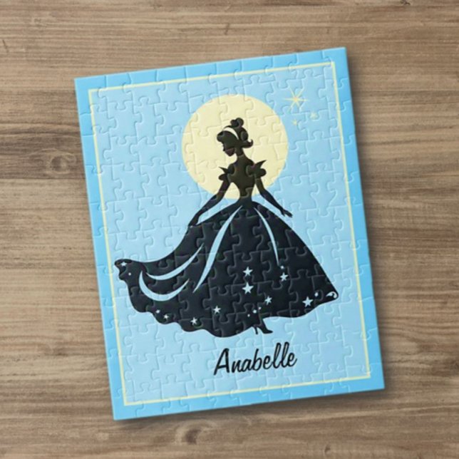 Quebra-cabeça Magical Princess Sillouette Personalizada (Criador carregado)