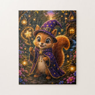 Quebra-cabeça Magical Squirrel Wizard Jigsaw Puzzle