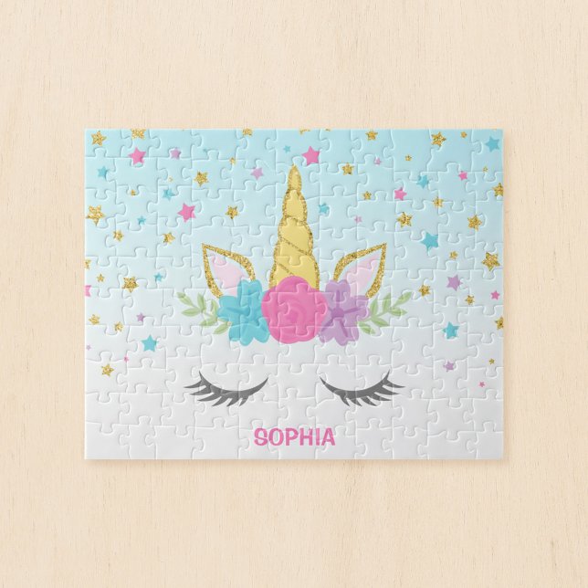 Quebra-cabeça Magical Unicorn Personalized Kids (Criador carregado)