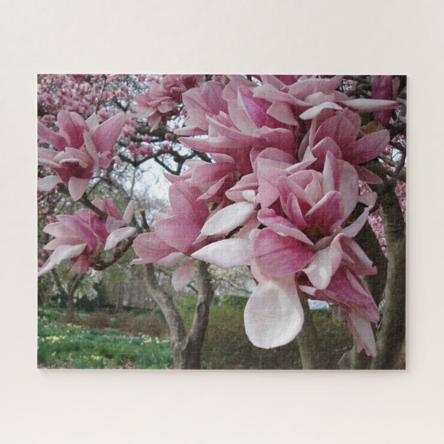 Quebra-cabeça Magnólia Rosa (Horizontal)
