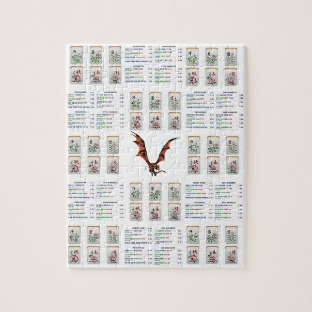 Quebra-cabeça Mahjong Dragon (Vertical)