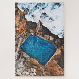 Quebra-cabeça Mahon Piscina Maroubra Beach Sydney Aerial