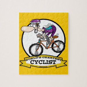 QUEBRA-CABEÇA MAIOR CICLISTA DO MUNDO HOMENS DESENHO