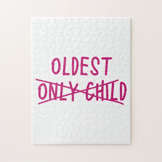 Quebra-cabeça Mais Velho com Apenas Criança Cruzada (Vertical)