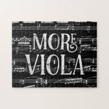 Mais Viola Chalkboard - Black White Music