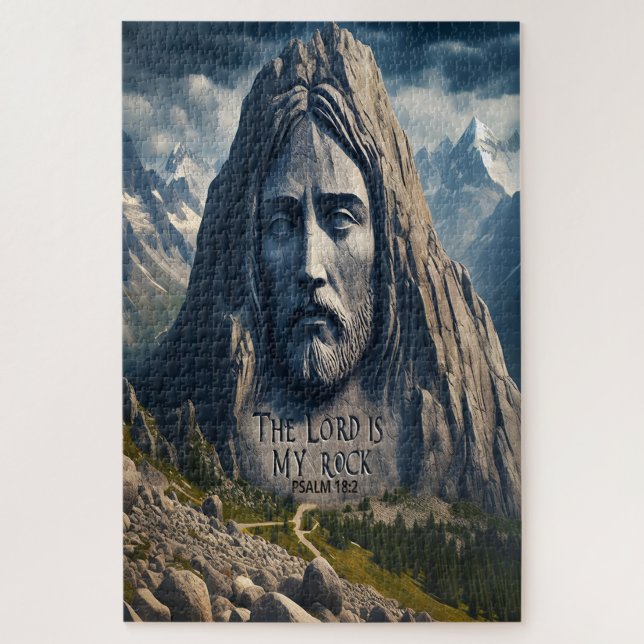Quebra-cabeça Majestade da Montanha O Senhor É Minha Rocha (Vertical)