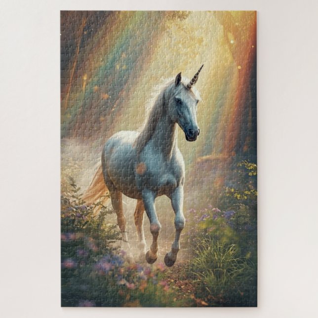 Quebra-cabeça Majestic Unicorn Jigsaw Puzzle (Vertical)