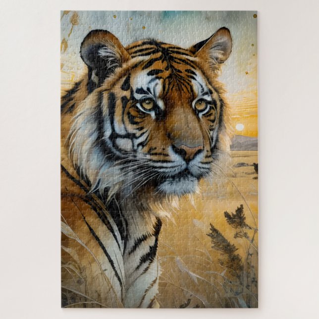 Quebra-cabeça Majexpressa Tiger (Vertical)
