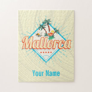 Quebra-cabeça Majorca Balearic Island Retro Parrot Vintage