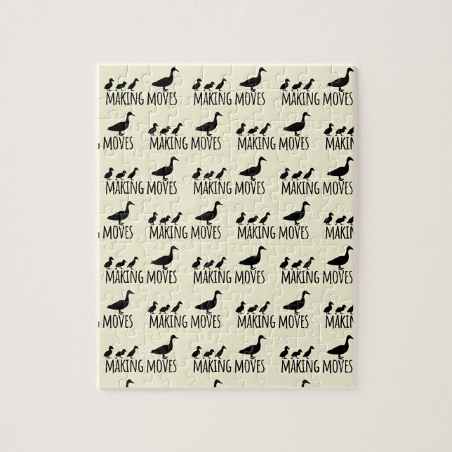 Quebra-cabeça Making Moves Mama Duck and Ducklings Motivational (Vertical)