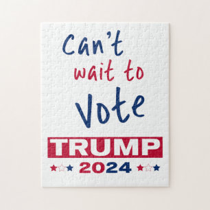 Quebra-cabeça Mal posso esperar para votar no TRUMP 2024