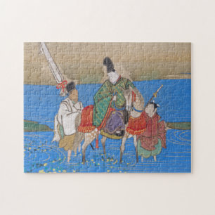 Quebra-cabeça Male Courtier no Rio Horseback (1839)