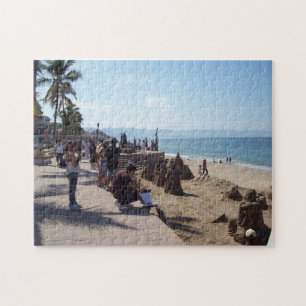 Quebra-cabeça Malecon, gabarito de Puerto Vallarta viu o
