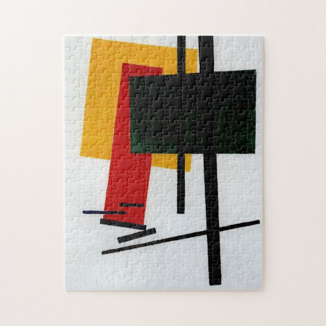 Quebra-cabeça Malevich - Suprematismo 1915, famoso abstrato art (Vertical)