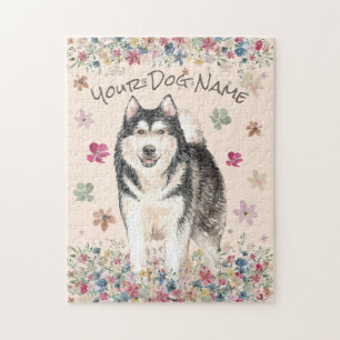 Quebra-cabeça Mally Alaskan Malamute Dog