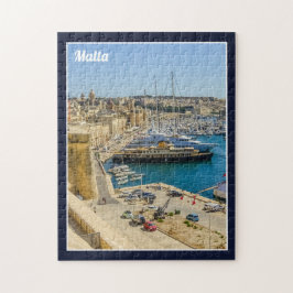 Quebra-cabeça Malta Birgu Frente Marítimo Vittoriosa Três Cidade