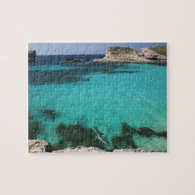 Quebra-cabeça Malta, Ilha Comino, A Lagoa Azul (Horizontal)