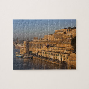 Quebra-cabeça Malta, Valletta, vista do porto a partir de Lower
