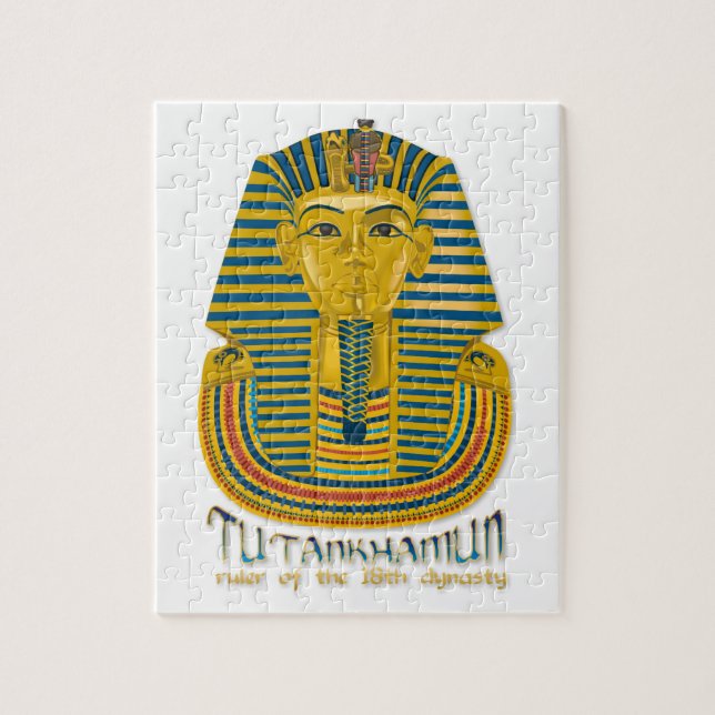 Quebra-cabeça Mamã de Tutankhamun, rei antigo Tut de Egipto (Vertical)