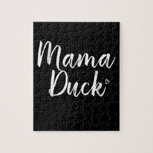 Quebra-cabeça Mamãe Pato, Pato Bonito, Dia das Mães, Presente