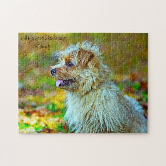 Quebra-cabeça Mamães de Natal. (Horizontal)