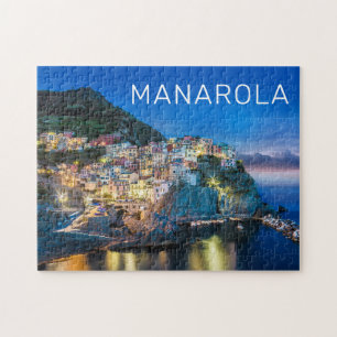 Quebra-cabeça Manarola Cinque Terre La Spezia Retro Itália