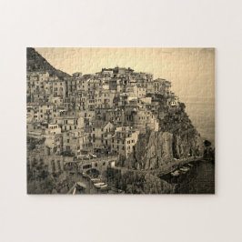 Quebra-cabeça Manarola em Sepia Tones - 11x14 - 252 pcs.